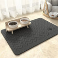 Pet Feeding Mat Absorbent Waterproof Dog Cat Placemat Quick Dry Silicone Rubber Backing Food Water Bowl Pad