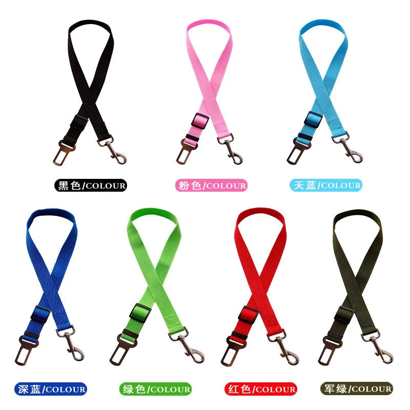 Adjustable Dogs Accessoires Pet Cat Dog Car Seat Belt