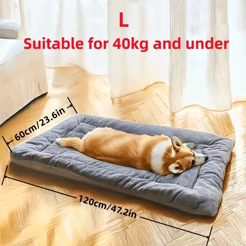 Large Size Dog Bed Mat - Sleeping Pad for Winter Use Keep Warm Double-sided