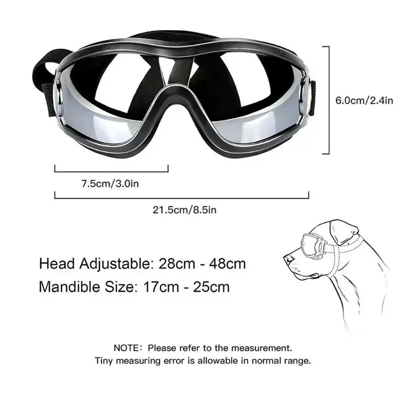 Dog Goggles Glasses Dog Sunglasse Eye-wear Pet Eye Protection Anti-UV