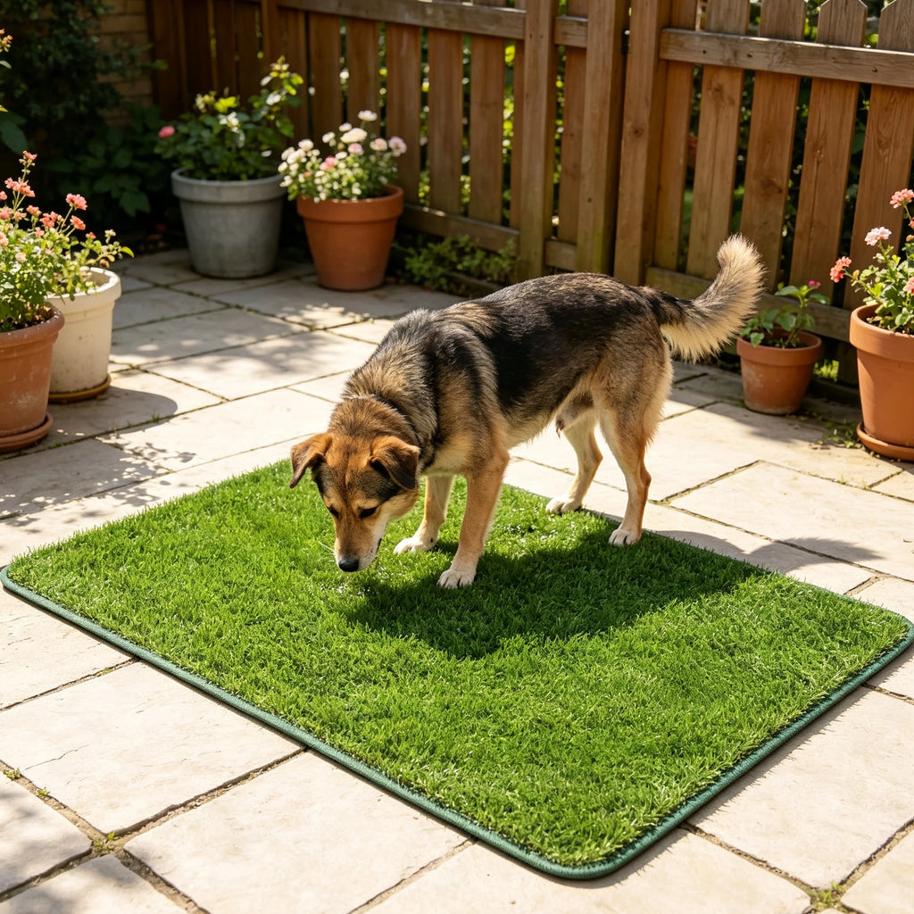 Washable Dog Grass Mat Artificial Grass Dog Potty Trainer Odor-Control