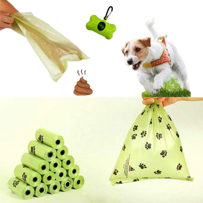 Dog Poop Bags Wholesale Disposable Pet Waste Bags with Dispenser 120 Bags 8 Rolls