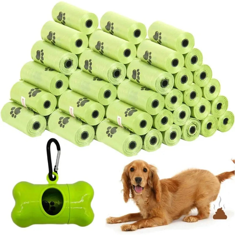 Dog Poop Bags Wholesale Disposable Pet Waste Bags with Dispenser 120 Bags 8 Rolls