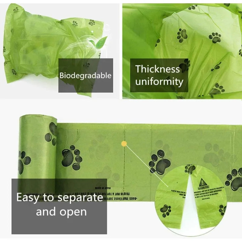 Dog Poop Bags Wholesale Disposable Pet Waste Bags with Dispenser 120 Bags 8 Rolls